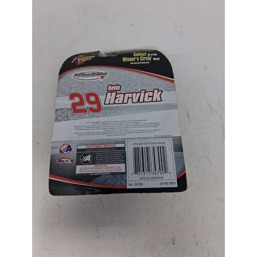 2005 Kevin Harvick #29 GM Goodwrench 1/64 Scale NASCAR Diecast Winners Circle. N